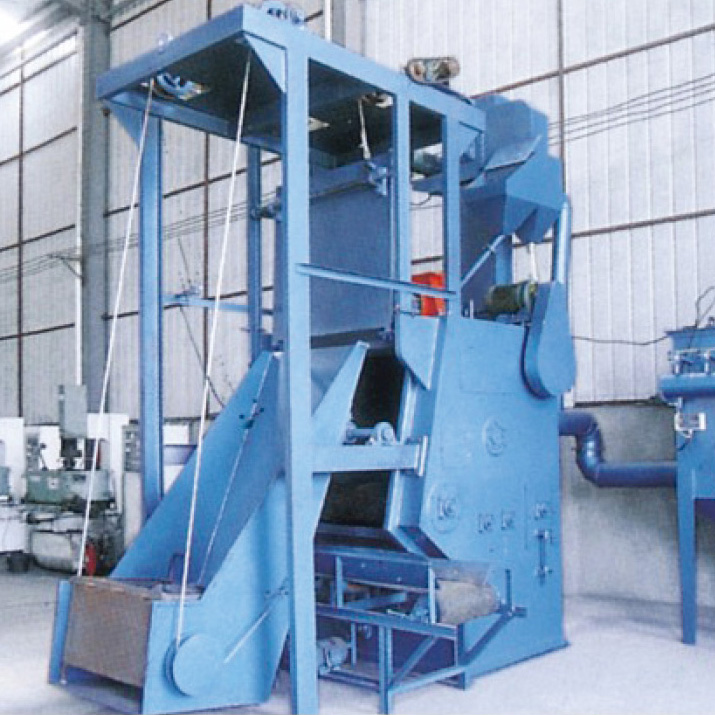 Q32系列自動上下料(卷揚上料、輸送下料、環(huán)保)履帶拋丸清理機